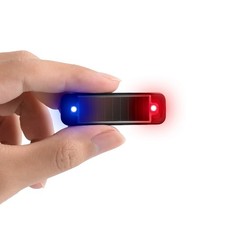 Car Dummy Alarm Solar Powered Flashing Light Anti-Theft Accessories Waterproof