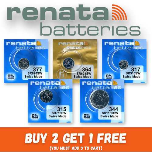 Renata watch batteries - renata, 364