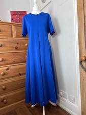 COS Blue midi T shirt dress