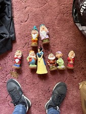 Snow White And Seven Dwarfs , Soft Plastic Figures