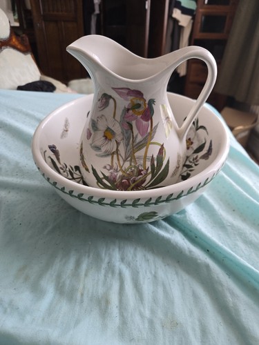 Portmeirion wash bowl and jug - portmeirion,