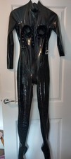 Womens Libidex Breast Bound Latex Rubber Catsuit, Size Small - RRP £500