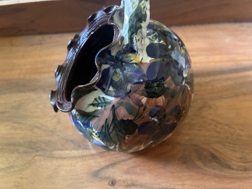 Studio pottery salt - salt, rustic