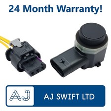 Parking Sensor for Audi A4 A5 A6 A7 A8 Q3 Q5 Q7 R8 TT with Plug Black 3-Pin PDC