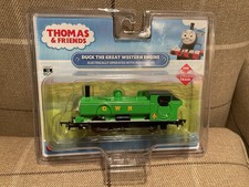 THOMAS & FRIENDS :DUCK THE GREAT WESTERN ENGINE. 00 GAUGE .ELECTRIC /MOVING EYES