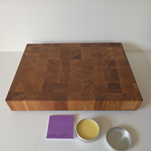 Hand crafted solid oak - crafted, end