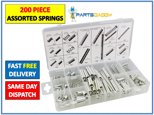 200pc assorted springs - 200pc,