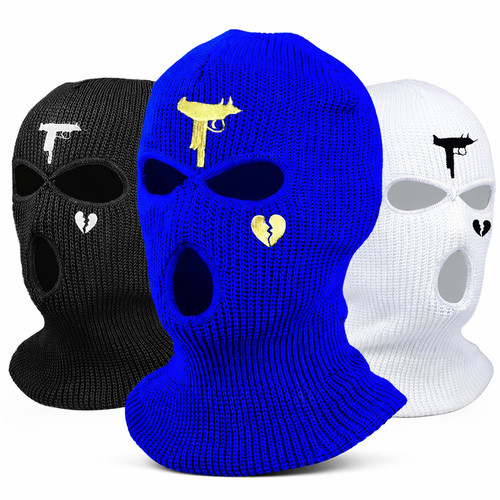 Hole knitted balaclava - knitted,