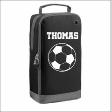 Personalised Custom Name Printed Football Boot Bags Kids School PE Gym Shoe Bags