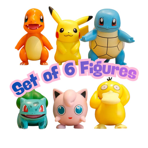 6pcs pokemon toy - 6pcs,