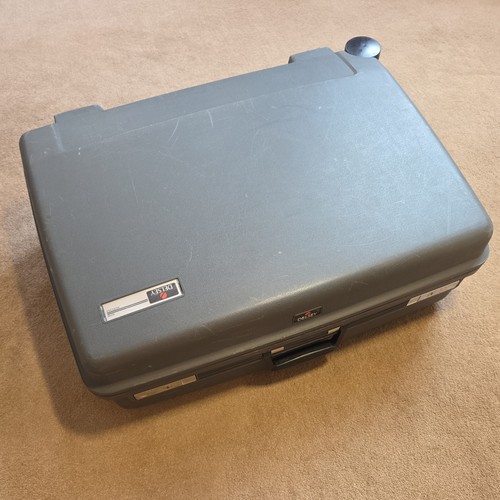 Vintage dark grey hardside - dark,