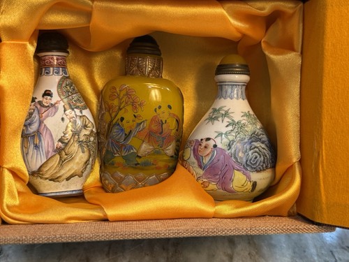 Set chinese snuff bottles - chinese,