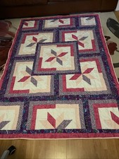 Handmade Quilt 51”x75”