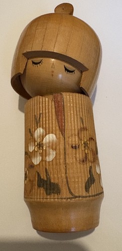 Vintage kokeshi doll wooden - doll,