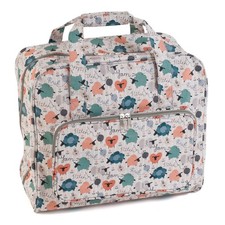 Hobby Gift: Sewing Machine Bag: Matt PVC: Knit Happens: 20 x 44 x 38cm