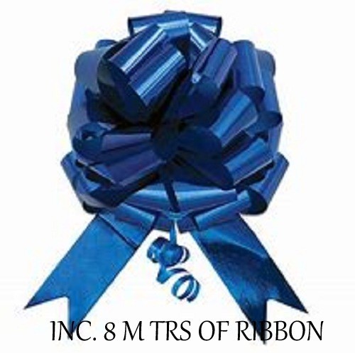 Royal blue wedding car - blue,