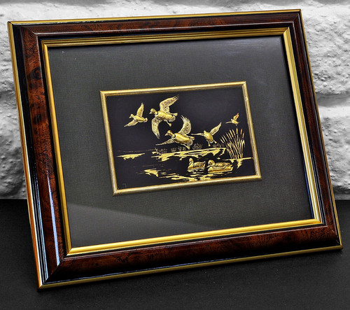 Flying ducks vintage - flying, ducks,