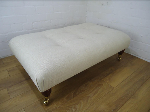 Custom footstool bed end - footstool,