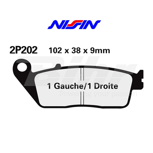 Nissin 2p202ns pair front - 2p202ns,
