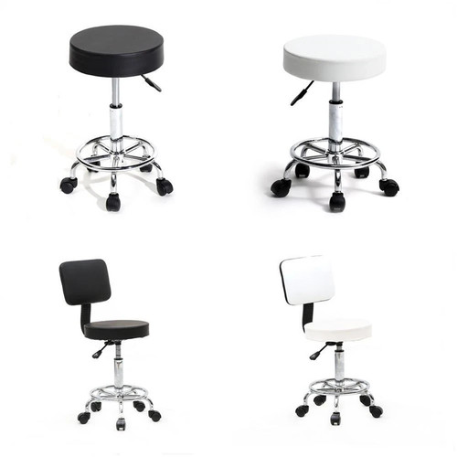 Round salon stool barber spa - round,
