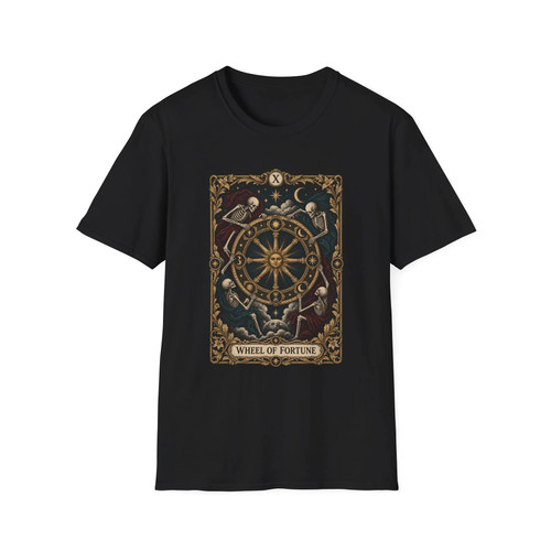 Wheel fortune tarot tee - fortune, |