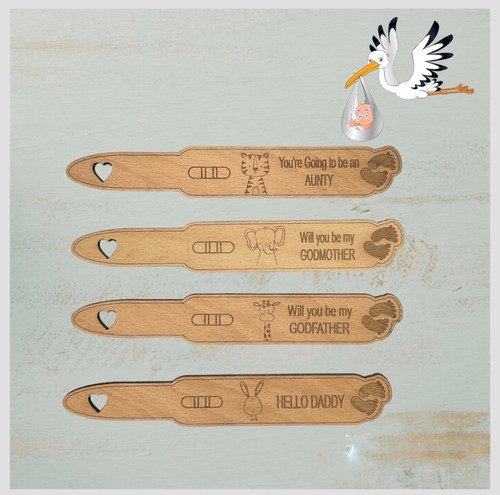 Personalised wood pregnancy