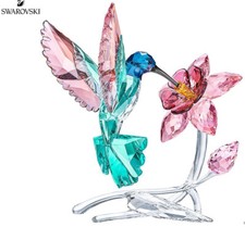 NIB Authentic Swarovski Hummingbird Timeless Unique Crystal Figurine #5461872