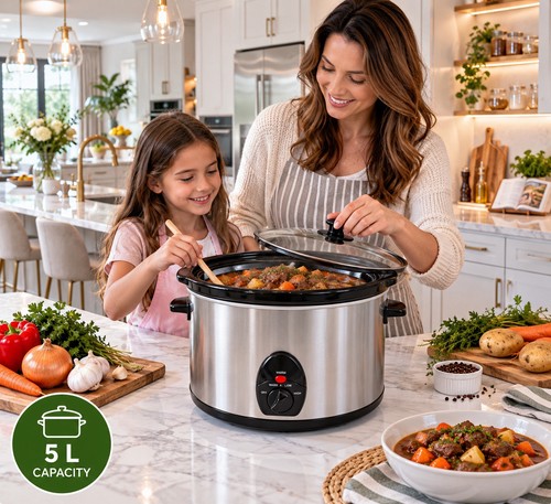 320w stainless steel slow - 5l,