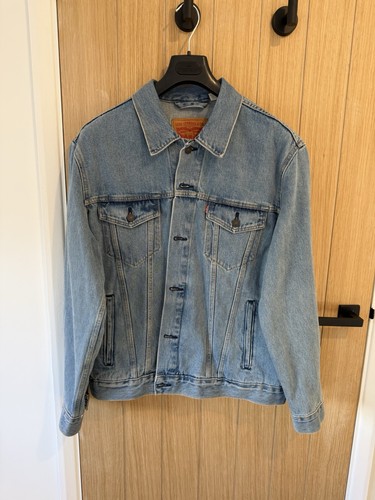 Levi men denim trucker - denim,