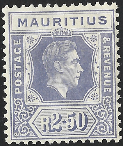 Mauritius 1938 kgvi 50 - 1938-49, 2r.50