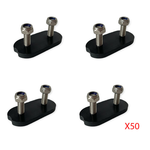 Plastic back plates x50 - plastic,