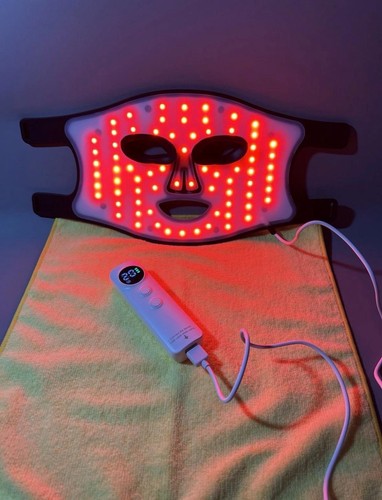 Infrared red light mask - red,