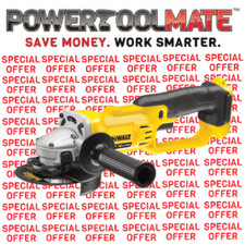 Dewalt DCG412N 18V XR Cordless Grinder, Naked - Body Only
