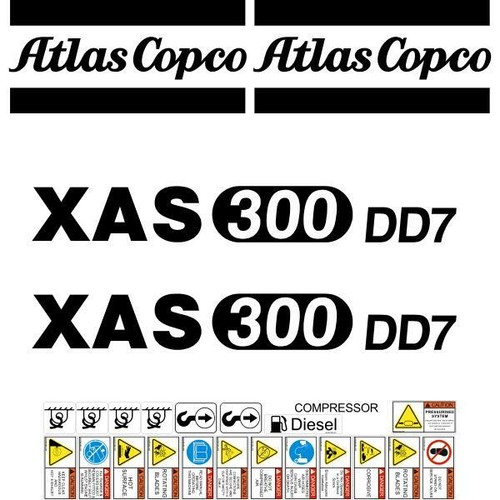 Atlas copco xas300 - copco, dd7