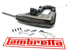 LAMBRETTA GP SX LI TV3 HIGH TORQUE 48MM CLUBMAN RACING EXHAUST WITH FIXINGS
