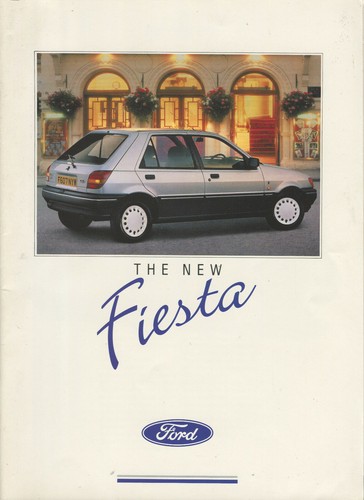 Car brochure ford fiesta - car,