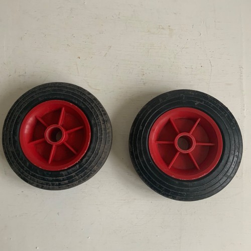Pair vintage trolly - pair,