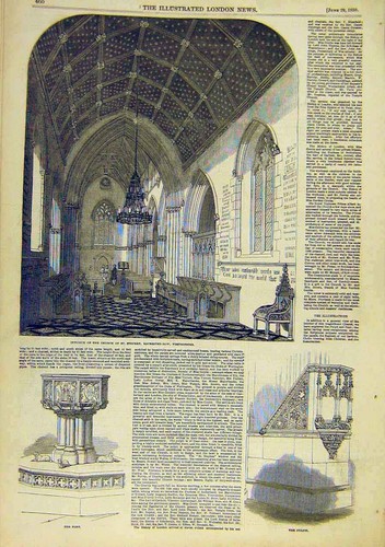 Original old antique print - original,