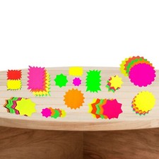 600 x Fluorescent Flash Stars