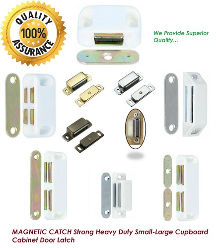 White magnetic catch strong - magnetic,