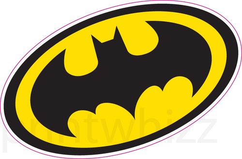Batman logo crest vinyl - crest,