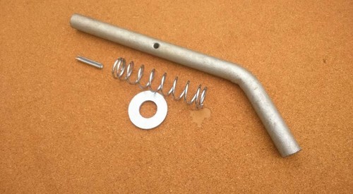 Spring slide bolt - for, metal