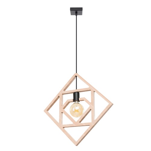 Modern pendant light caro wood - modern,