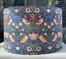 William Morris Blue lampshade