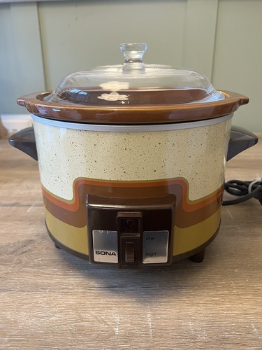 Vintage sona slow cooker retro - sona,