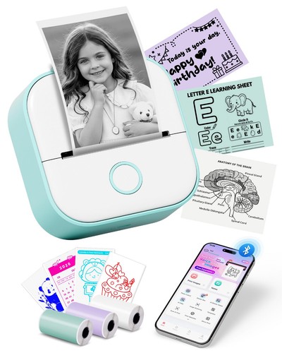 Sticker printer t02 mini - sticker, printer,