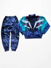 90s Adidas vintage nylon tracksuit mens set jacket and pants archive
