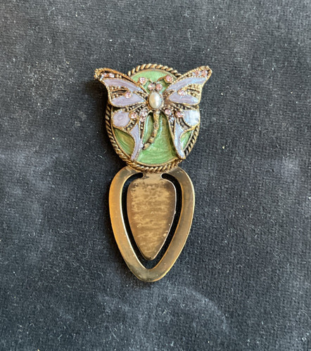 Jewelled butterfly book mark - jewelled,