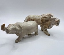 Lion And Bull Hand Carved Soap