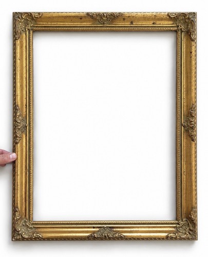 Vintage large wooden gilt - vintage,